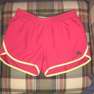 2 FOR $20!!! Pink Adidas Shorts